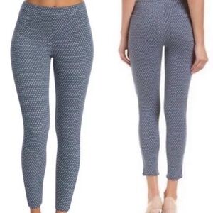 SPANX Blue Patterned Leggings